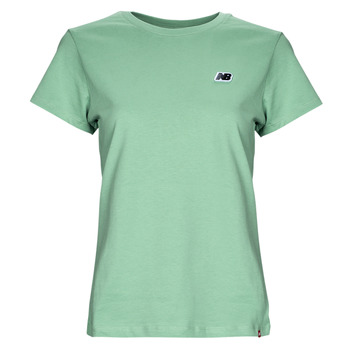 Oblačila Ženske Majice s kratkimi rokavi New Balance Small Logo Tee Zelena
