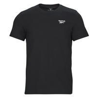 Oblačila Moški Majice s kratkimi rokavi Reebok Classic Left Chest Logo Tee Črna