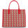 Torbice Ženske Nakupovalne torbe Valentino - tonic-vbs69901 Rdeča