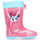 Čevlji  Deklice škornji za dež  Bubble Bobble 66056 Rožnata