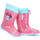 Čevlji  Deklice škornji za dež  Bubble Bobble 66056 Rožnata