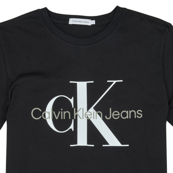 Calvin Klein Jeans MONOGRAM LOGO T-SHIRT Črna