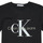 Oblačila Otroci Majice s kratkimi rokavi Calvin Klein Jeans MONOGRAM LOGO T-SHIRT Črna
