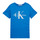 Oblačila Otroci Majice s kratkimi rokavi Calvin Klein Jeans MONOGRAM LOGO T-SHIRT Modra