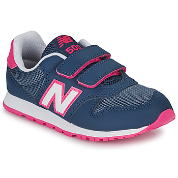 Čevlji  Deklice Nizke superge New Balance 500 Modra / Rožnata