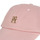 Tekstilni dodatki Ženske Kape s šiltom Tommy Hilfiger NATURALLY TH SOFT CAP Rožnata