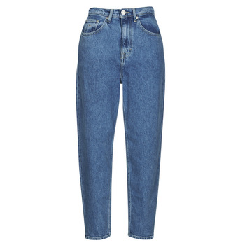 Oblačila Ženske Mom-jeans Tommy Jeans MOM JEAN UHR TPRD AG6115 Modra