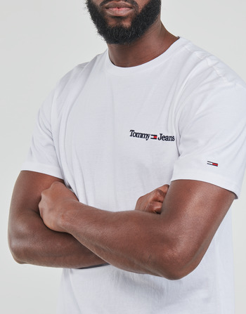 Tommy Jeans TJM CLSC LINEAR CHEST TEE Bela