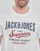 Oblačila Moški Majice s kratkimi rokavi Jack & Jones JJELOGO TEE SS O-NECK Kremno bela