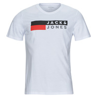 Oblačila Moški Majice s kratkimi rokavi Jack & Jones JJECORP LOGO TEE SS O-NECK Bela