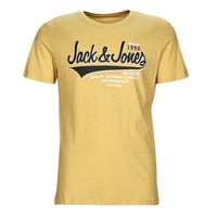 Oblačila Moški Majice s kratkimi rokavi Jack & Jones JJELOGO TEE SS O-NECK Rumena