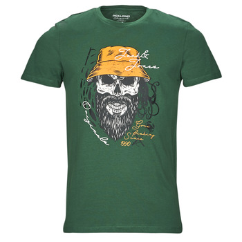 Oblačila Moški Majice s kratkimi rokavi Jack & Jones JORROXBURY TEE SS CREW NECK Zelena