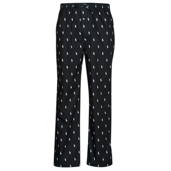 Oblačila Moški Pižame & Spalne srajce Polo Ralph Lauren SLEEPWEAR-PJ PANT-SLEEP-BOTTOM Črna / Bela