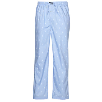 Oblačila Pižame & Spalne srajce Polo Ralph Lauren SLEEPWEAR-PJ PANT-SLEEP-BOTTOM Modra / Nebeško modra / Bela
