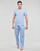 Oblačila Pižame & Spalne srajce Polo Ralph Lauren SLEEPWEAR-PJ PANT-SLEEP-BOTTOM Modra / Nebeško modra / Bela