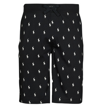 Oblačila Moški Kratke hlače & Bermuda Polo Ralph Lauren SLEEPWEAR-SLIM SHORT-SLEEP-BOTTOM Črna / Bela