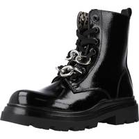 Čevlji  Deklice Škornji Asso AG14181 Črna