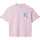 Oblačila Majice & Polo majice Kickers Big K T-shirt Rožnata