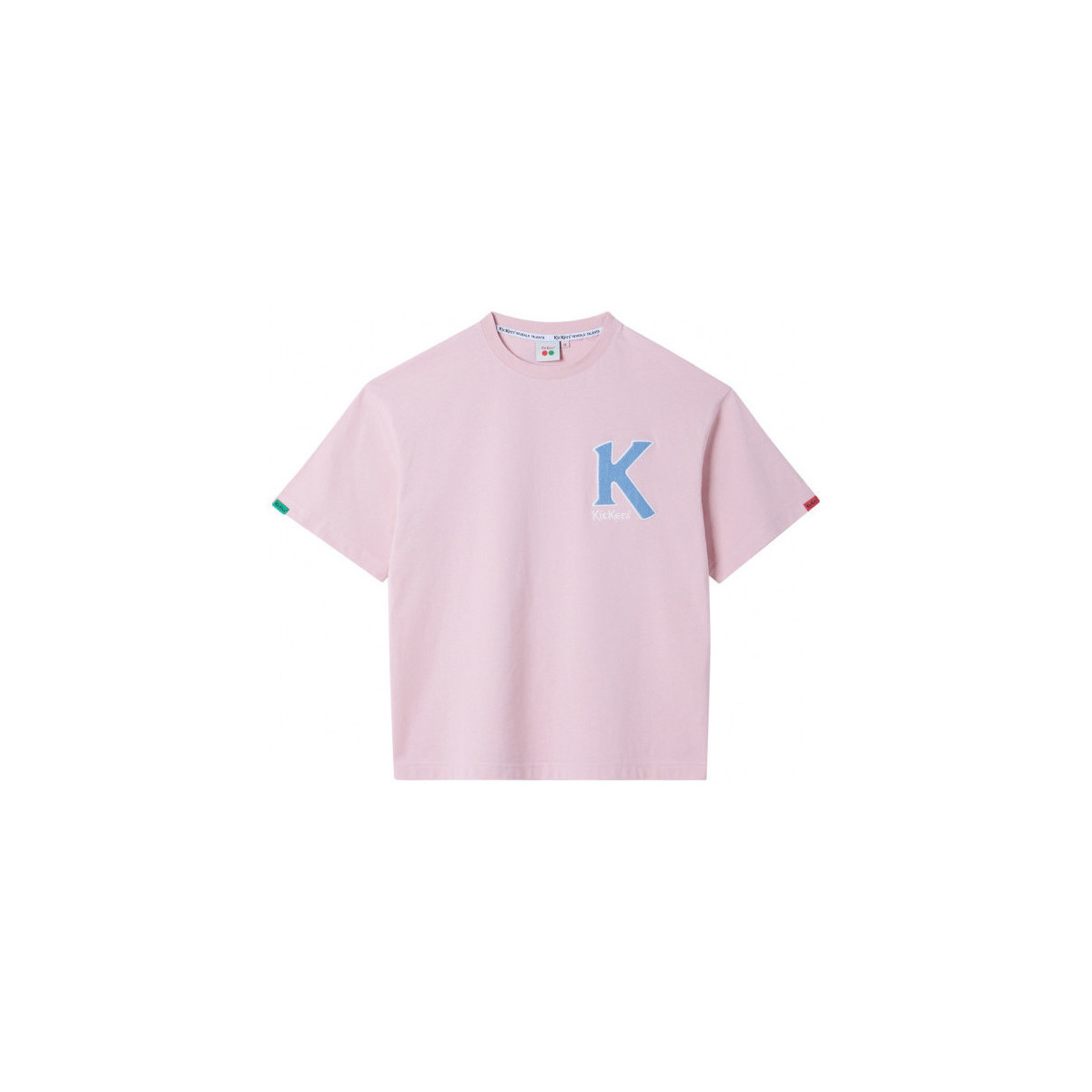 Oblačila Majice & Polo majice Kickers Big K T-shirt Rožnata