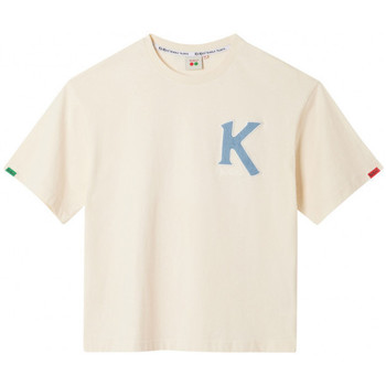 Oblačila Majice & Polo majice Kickers Big K T-shirt Bež