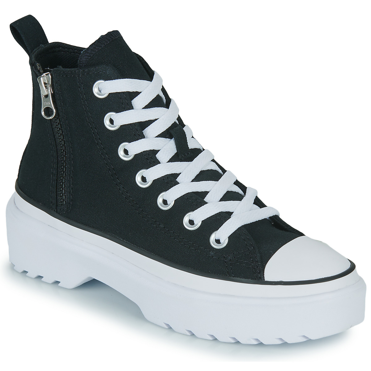 Čevlji  Deklice Visoke superge Converse CHUCK TAYLOR ALL STAR LUGGED LIFT PLATFORM CANVAS HI Črna
