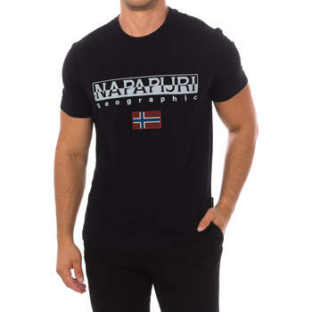 Oblačila Moški Majice s kratkimi rokavi Napapijri NP0A4GDQ-041 Črna