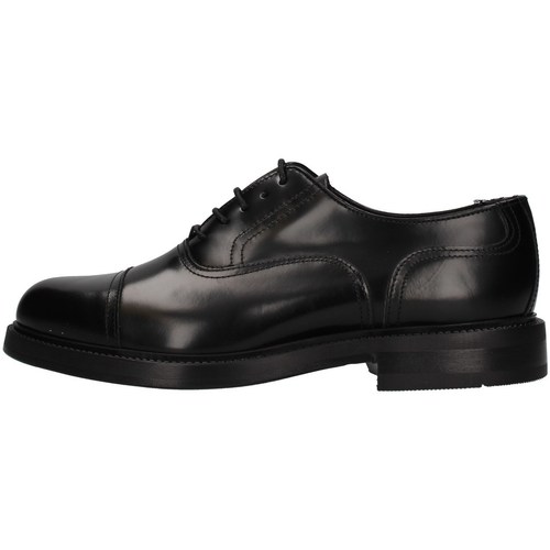 Čevlji  Moški Čevlji Derby Antica Cuoieria 12528-V-091 Črna