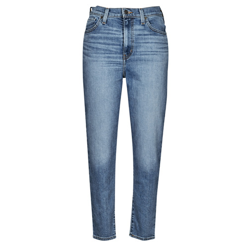 Oblačila Ženske Mom-jeans Levi's HIGH WAISTED MOM JEAN Modra