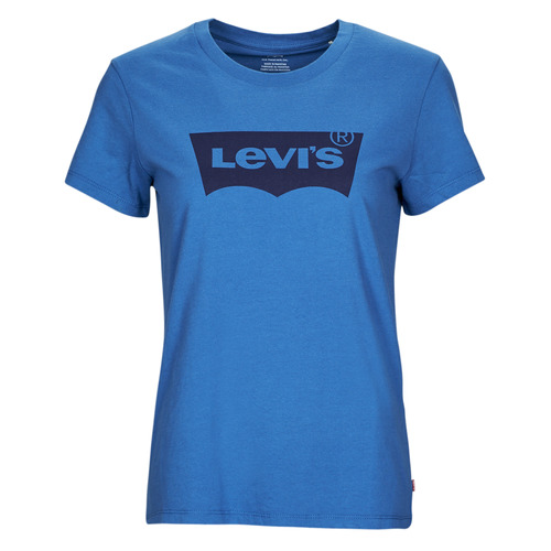 Oblačila Ženske Majice s kratkimi rokavi Levi's THE PERFECT TEE Modra