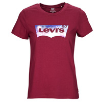 Oblačila Ženske Majice s kratkimi rokavi Levi's THE PERFECT TEE Bw / Galaxy /  fill / Rdeča