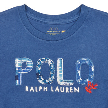 Polo Ralph Lauren SS POLO TEE-KNIT SHIRTS-T-SHIRT Modra