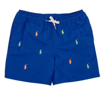 Oblačila Dečki Kopalke / Kopalne hlače Polo Ralph Lauren TRAVELER-SWIMWEAR-TRUNK Modra / Večbarvna