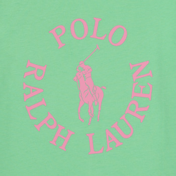 Polo Ralph Lauren SS GRAPHIC T-KNIT SHIRTS-T-SHIRT Zelena / Rožnata