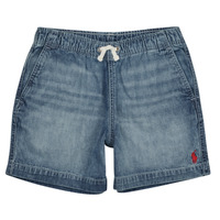 Oblačila Dečki Kratke hlače & Bermuda Polo Ralph Lauren PREPSTER SHT-SHORTS-FLAT FRONT Modra
