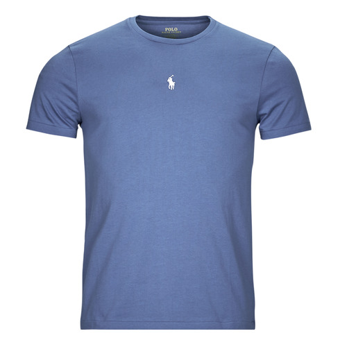 Oblačila Moški Majice s kratkimi rokavi Polo Ralph Lauren SSCNCMSLM1-SHORT SLEEVE-T-SHIRT Modra / Nebeško modra
