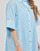 Oblačila Ženske Kratke obleke Karl Lagerfeld BRODERIE ANGLAISE SHIRTDRESS Modra / Nebeško modra