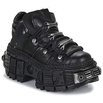 Čevlji  Čevlji Derby New Rock M-WALL106-C8 Črna