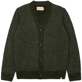 Oblačila Moški Plašči Revolution Knit Cardigan 6543 - Army Zelena