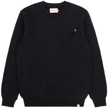 Oblačila Moški Puloverji Revolution Regular Crewneck Sweatshirt 2731 - Black Črna