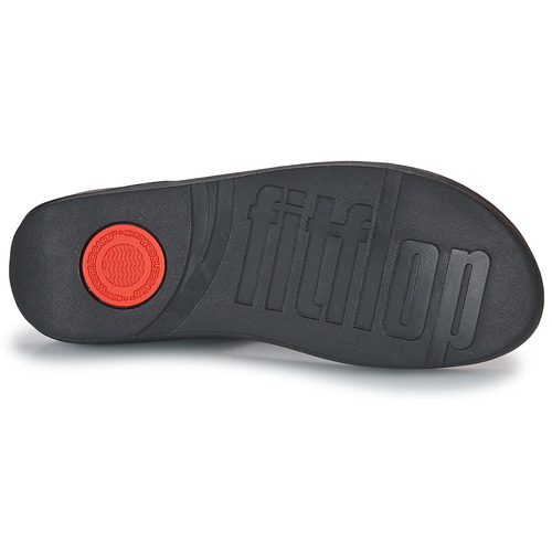 FitFlop HALO METALLIC-TRIM TOE-POST SANDALS Črna