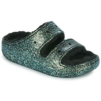 Čevlji  Ženske Sandali & Odprti čevlji Crocs Classic Cozzzy Glitter Sandal Črna / Bleščeča