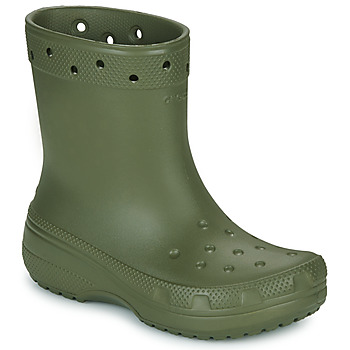 Čevlji  Ženske Polškornji Crocs Classic Rain Boot Kaki