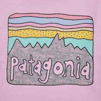 Patagonia Baby Regenerative Organic Certified Cotton Fitz Roy Skies T- Vijolična