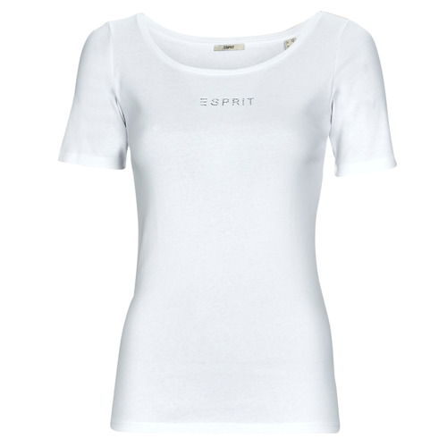 Oblačila Ženske Majice s kratkimi rokavi Esprit tshirt sl Bela