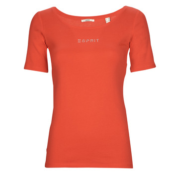 Oblačila Ženske Majice s kratkimi rokavi Esprit tshirt sl Rdeča