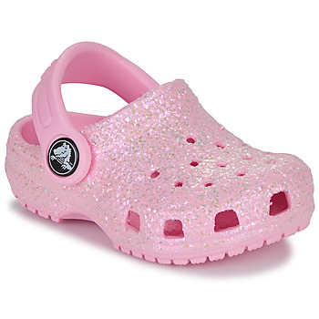 Čevlji  Deklice Cokli Crocs Classic Glitter Clog T Rožnata