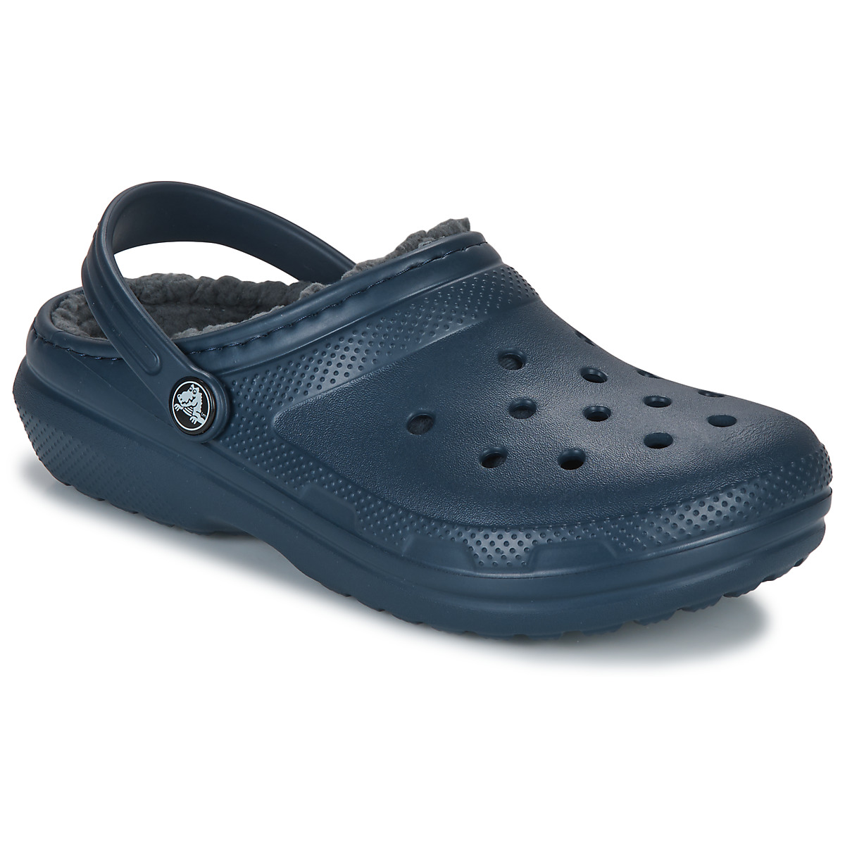 Čevlji  Otroci Cokli Crocs Classic Lined Clog K Siva