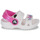Čevlji  Deklice Sandali & Odprti čevlji Crocs Classic Embellished Sandal T Bela / Vijolična