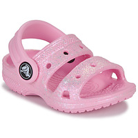 Čevlji  Deklice Sandali & Odprti čevlji Crocs Classic Crocs Glitter Sandal T Rožnata
