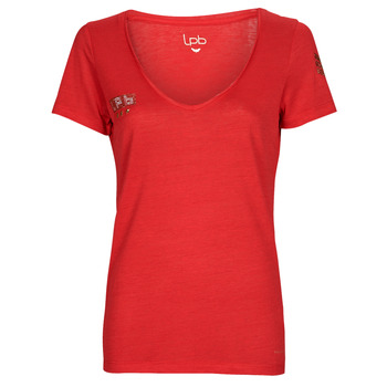 Oblačila Ženske Majice s kratkimi rokavi Les Petites Bombes BRUNILDE Rdeča